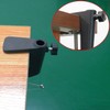 Ruiwaer Black C-Clamp Cantilever Bracket Clamp Holder Desk Lamp Clip