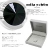 mila schon milla shaun black crystal glass cuff links msc10411,