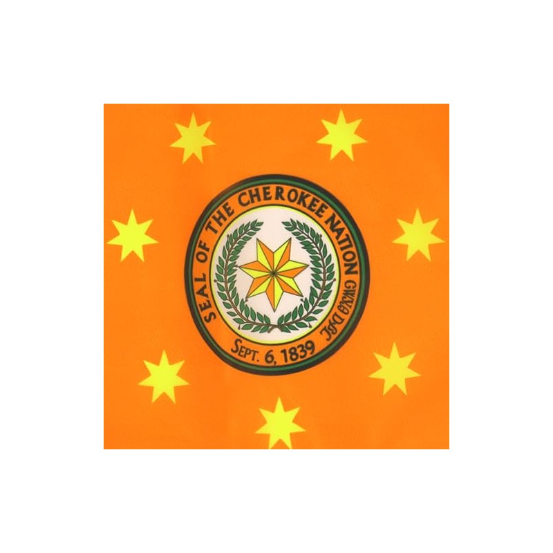 AZ FLAG Cherokee Indians Flag 18'' x 12'' cords -