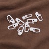Create idea 100PCS Rolling Curtain Clips White Plastic Curtain Hooks