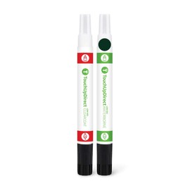 TouchUpDirect PGZ Black Forest Green Compatible with Ram Exact Match Touch Up Paint Pen+Brush Applicator - Essential Kit