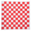 Checkered Deli Basket Liner, 12 X 12 Inches, Red and
