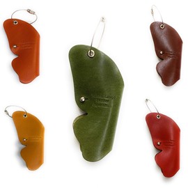 Key Case, Key Holder, Key Cover, Tochigi Leather, Genuine Leather, Cowhide Leather, Men's, Women's, Leather Accessories, Made in Japan, Butterfly x Olive