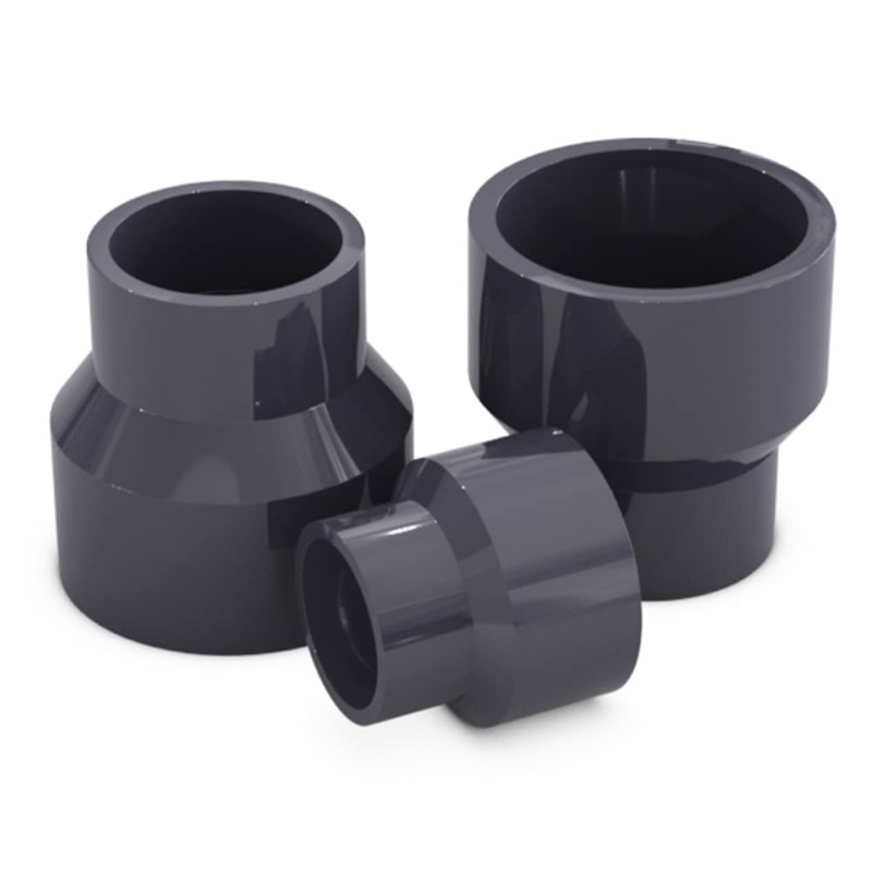 HATOOLHA PVC Reducer Connectors Industrial Grade Thick PVC Pipe Fitting