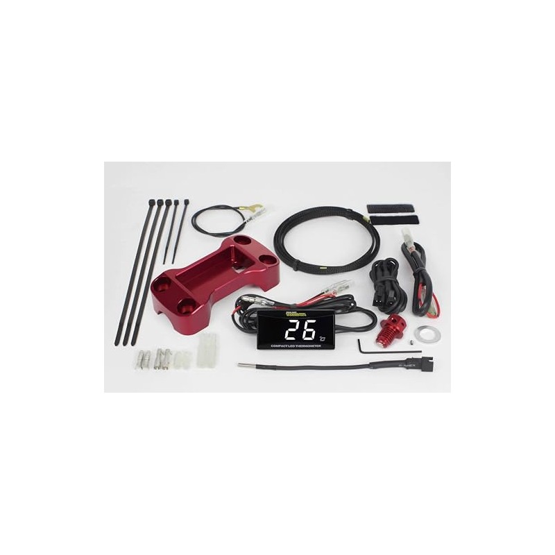 Special Parts Takekawa 05-07-0019 Compact LED Thermometer Kit 2 Red