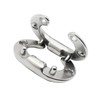 heyous 2PCS Stainless Steel Chain Link M8 Silver Chain Link