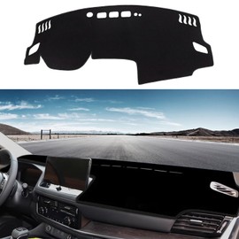 Blazeray Dashboard Cover Dash Cover Mat Pad Carpet Custom Fit for Nissan Rogue 2021 2022 2023 2024 Accessories Anti-Skid Center Console Protector Cover Mat(Black Edge)