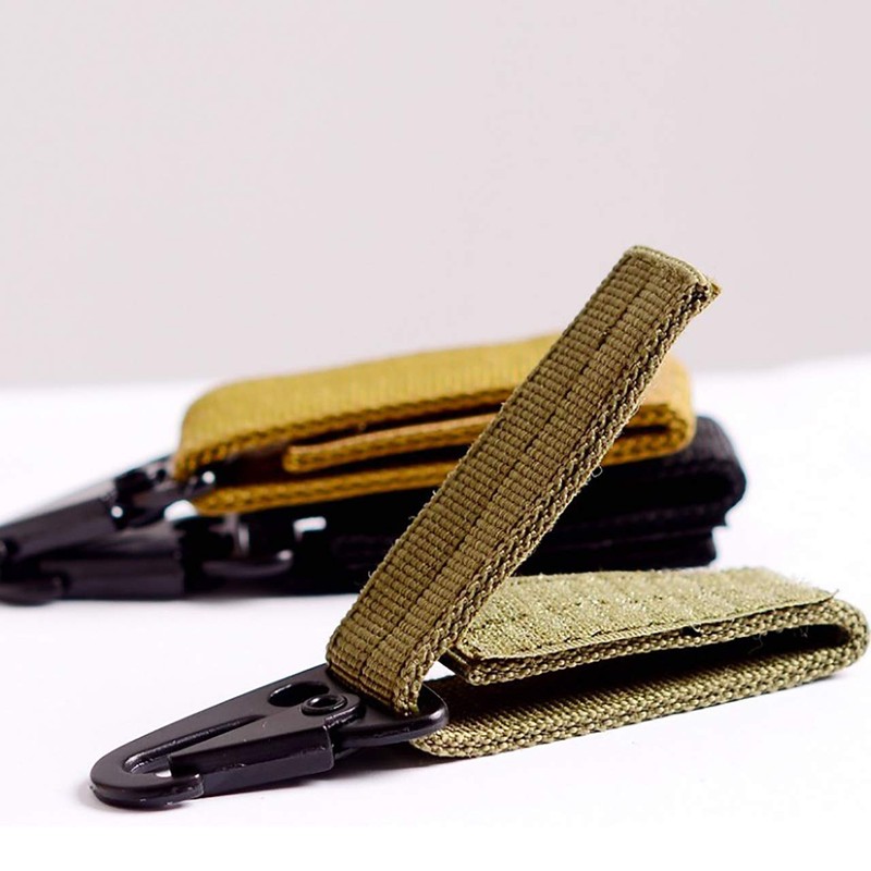CHROME CRANE WB076 Men's Military Airsoft Key Ring Hook Keychain