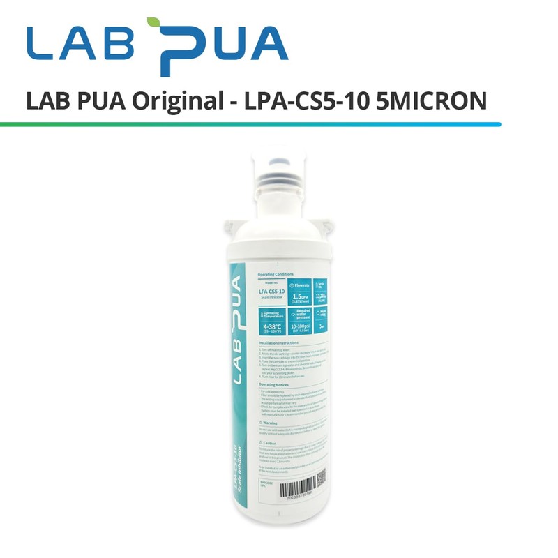 Lab Pua Residential Water Filter Kit with Faucet LPA-CS5-10 10