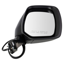 TRQ Right Mirror without Memory with Housing Turn Signal Passenger Side Compatible with 2011-2017 Nissan Quest NI1321280