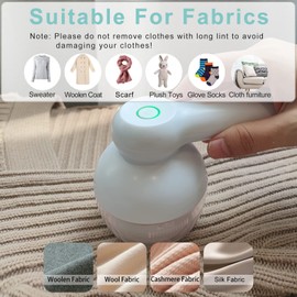 Fusselrasierer,Fusselentferner Stoffrasierer, Elektrischer Wackelentferner für Kleidung, USB-Aufladung, Flusenentferner, Pullover-Rasierer mit 2 Ersatzköpfen für Kleidungsstoffe