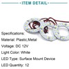 ACROPIX 40mm 12 Surface Mount Device LED Ring Light White