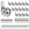 Pertinel Cam Locks Cabinet Locks Keyed Alike, 5/8'' (Length) Cylinder