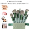 Juego de 22 brochas de maquillaje para base, brochas de