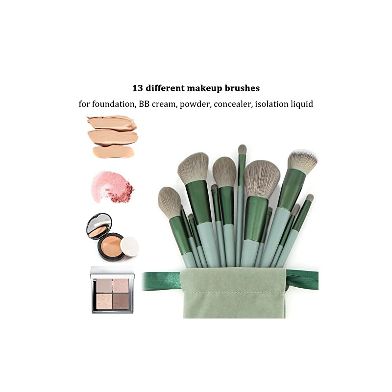 Juego de 22 brochas de maquillaje para base, brochas de