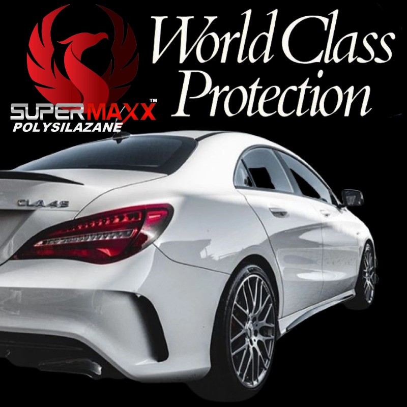 SUPERMAXX CERAMIC CAR COATING 1oz/30ml POLYSILAZANE "SCRATCH RESISTANT" TRICURE TECHNOLOGY