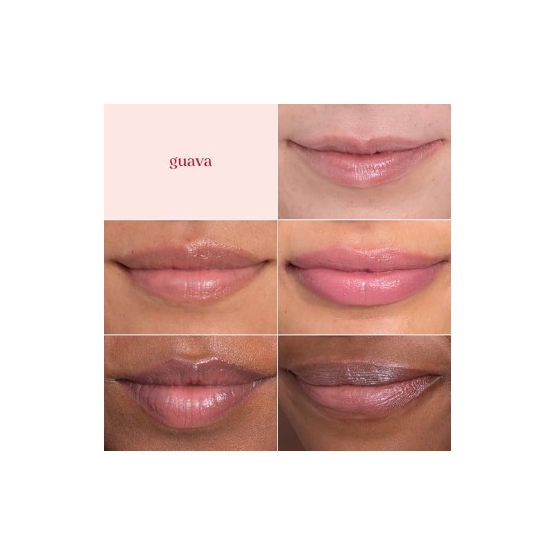 Burt's Bees Lip Shimmer, Guava, 0.09 Ounce (Pack of 4)