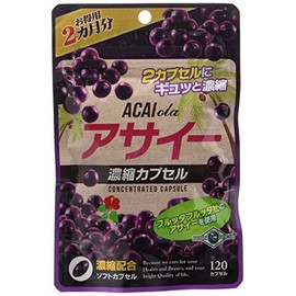 ウェルネスジャパン アサイー 濃縮カプセル 2ヶ月分 120粒