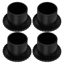 Cabilock 4pcs Clothes Hanger Rod Stoppers Curtain End Caps Closet Rod End Caps Pp