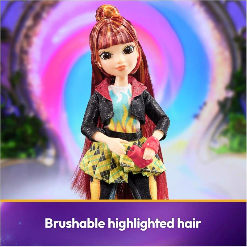 Unicorn Academy 9.5-Inch Valentina Doll with Highlighted Hair & 5