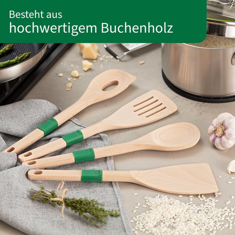 Chefkoch Risotto Spoon Made of Sustainable Beech Wood - Ideal