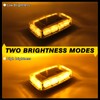 OPL5 Rechargeable Amber Emergency Strobe Light Wireless Battery, 48 LED