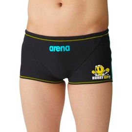 [アリーナ] 水着 トレーニングスパッツ（ショートレッグ） メンズ ブラック(BK01) Lサイズ