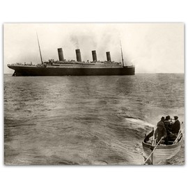The Titanic's Last Known Photograph 16x20 Unframed Poster – Vintage Titanic Memorabilia, Nautical History Decor for Travel and Cruise Enthusiasts, For History and Titanic Fans, Unique Vintage Photo