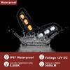 BINQIGOO Front Bumper Fog Lights Daytime Running Light Turn Signal