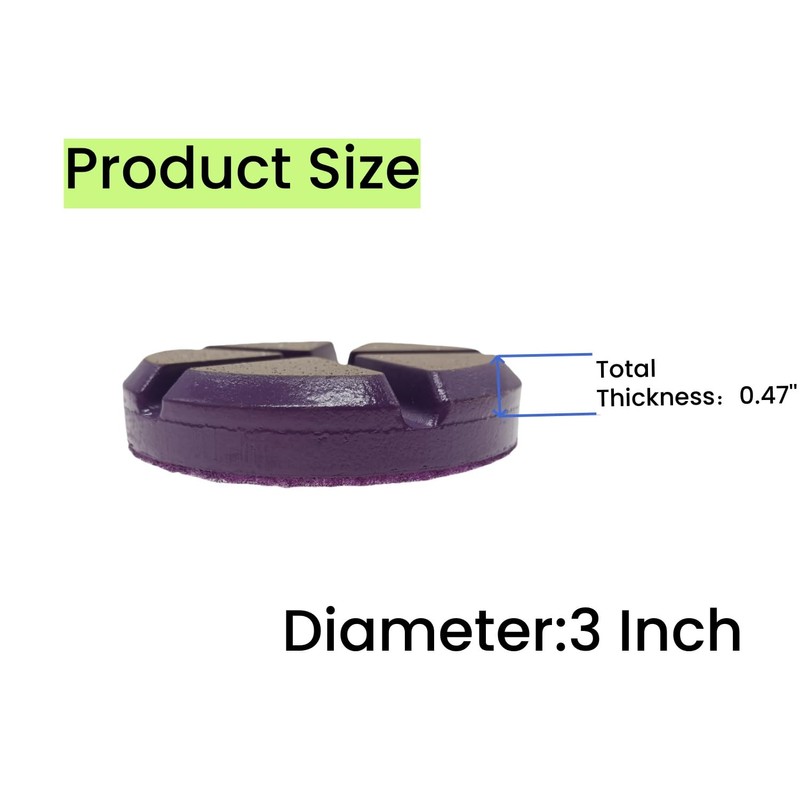 Hybrid Ceramic Transitional Diamond Polishing Pucks for Concrete Terrazzo Floor,