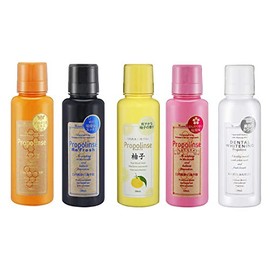 Pieras Propolis 5 Types of Trial Set, 5.1 fl oz (150 ml), Set of 5 Assorted