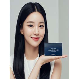 Lindsay 1 pack a day mask pack PH Solution Cool Tea Tree 300g (24 sheets) / 린제이 1일1팩 뽑아쓰는 마스크팩 피에이치 솔루션 쿨 티트리 300g(24매)