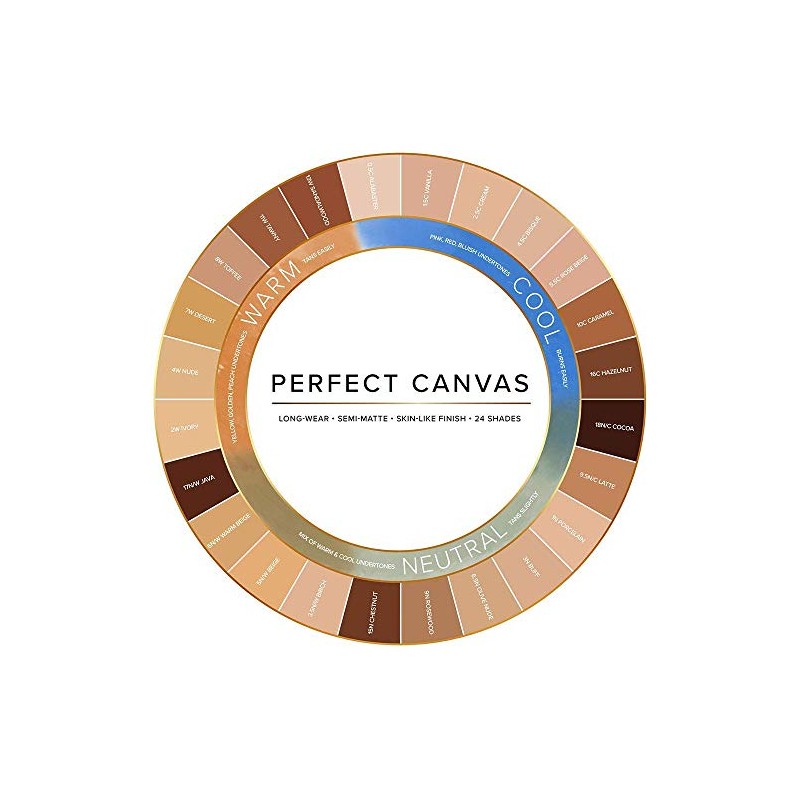 Temptu Perfect Canvas Hydra Lock Airbrush Foundation Starter Set, Fair/Light