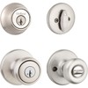 Kwikset 96900-381 690T 15 SMT BBPKG Satin Nickel Tylo Entry