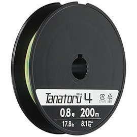 Shimano PL-F64R Tanatoru 4 PE Fishing Line, 656.2 Feet (200 M), No. 0.8, 17.8 lbs (8.1 kg)