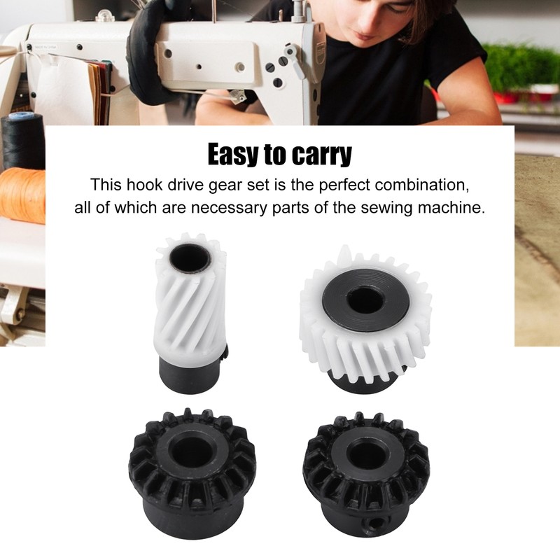 4Pcs Sewing Machine Gears Household Multifunctional Hook Drive Gears Set