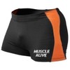 Slim Alive Men's Sports Tights Shorts, Compression Wear, Bodybuilding Shorts,