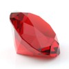 Zoogamo 2” / 60 mm Red Diamond Shaped Glass Crystal