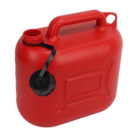 Bidón de Gasolina de 5 L, 1,3 Galones con Tubo de Salida de 27 Cm, Gran Capacidad, Flujo Estable, Combinación Más Amplia para Cortadoras de Césped, Motosierras, Herramientas de