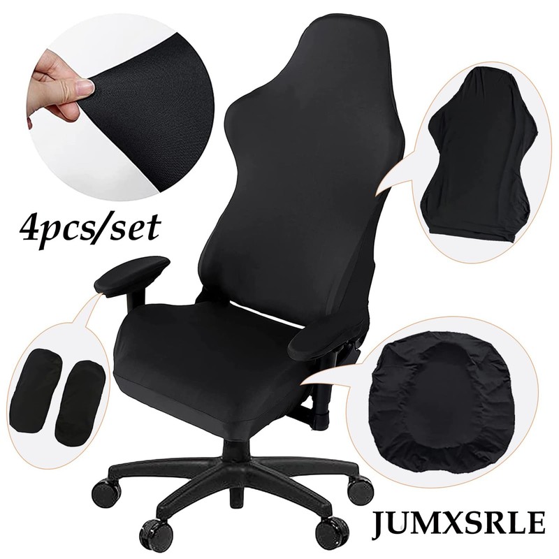 JUMXSRLE Gaming Chair Covers, Polyester Computer Chair Cover, Stretchable Washable