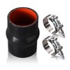 BEIJIULI 4" ID Straight Silicone Hump Coupler Hose with Stainless