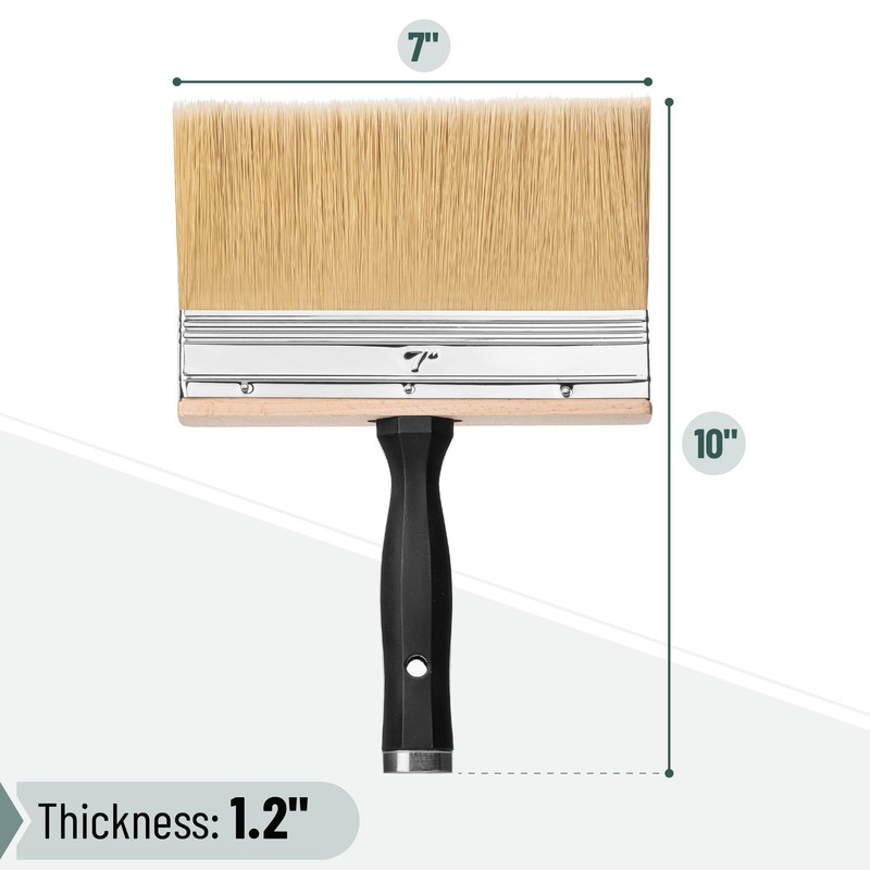 Bates- Deck Stain Brush, 7 Inch, Stain Brushes for Wood,