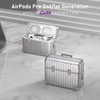 AirPods Pro 2 Case Cover, KOREDA Cute Funny Suitcase Design