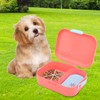 Pet Food Box Double Layer PP Toxic Free Prevent Leakage