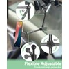 Charchendo Pro Zinc Alloy Rearview Mirror Car/Truck Phone Mount 4-7"