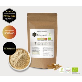 Dr. Heilbronner Organic Ashwagandha PUR Powder KSM-66 - 250g