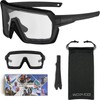 WDP100 Q38 Powersports Motorcycle anti fog Riding Ski Sports glasses