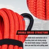 FieryRed 3/4” x 20FT Kinetic Recovery Rope Kit with 2