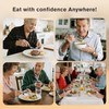 4PCS Weighted Adaptive Utensils, Parkinsons Utensils, Straight