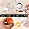 Egg Shell Opener, Stainless Steel Egg Cracker Tool, Easy Egg